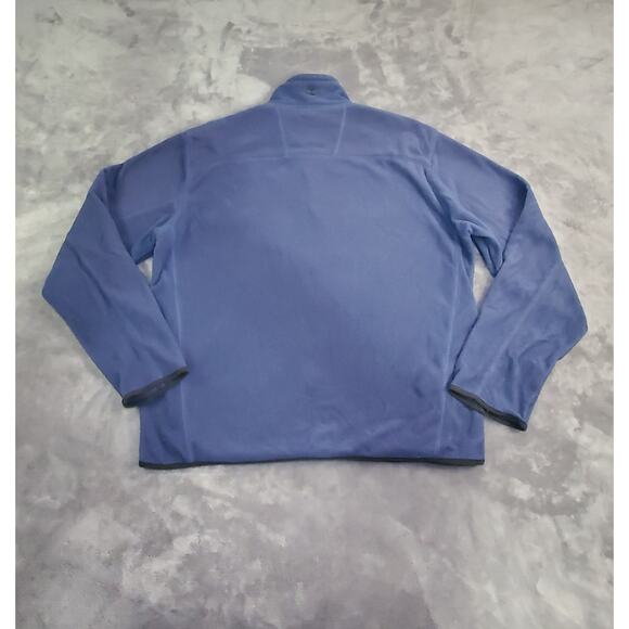 Timberland Jacket Mens Large Blue Fleece Slope Full Zip Outdoors Gorpcore Warm - Picture 8 of 10